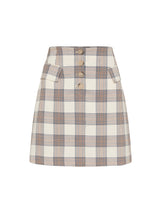 OrderOfStyle-BaumUndPferdgartenShaniSkirt-CreamNavyBrownChecks-465