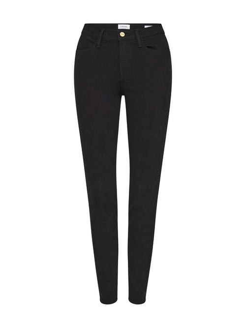 Frame Denim Le High Skinny Jean in Film Noir Order Of Style