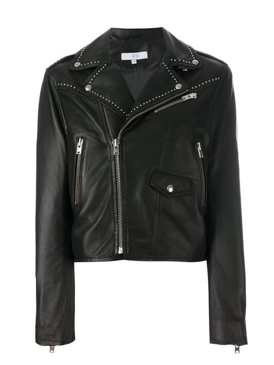 Blondie Stud Leather Jacket