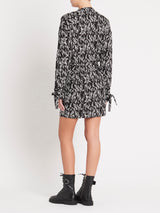 IRO Yhaz Dress in Black/White