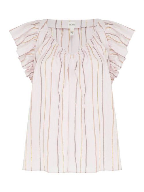 OrderOfStyle-La-Vie-Rebecca-Taylor-Lurex-Stripe-Top-Faded-Lilac-310