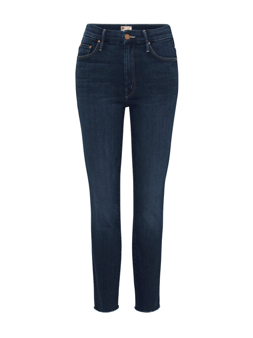 High Waisted Looker Ankle Fray Jean