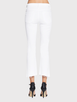 The Insider Crop Step Fray Jean