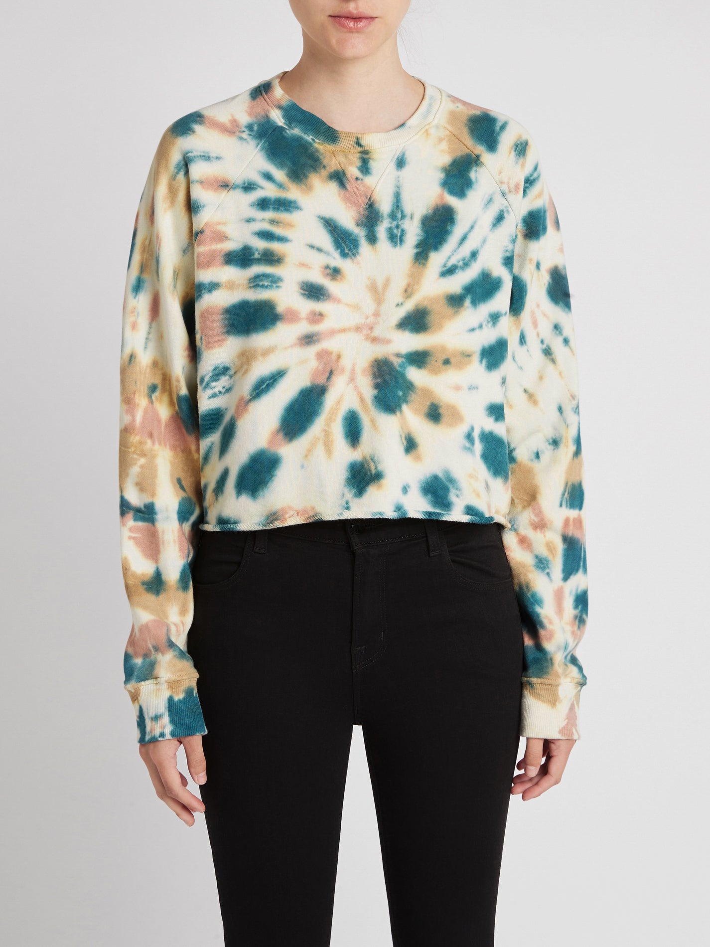 Mother denim tie dye deals sweatshirt