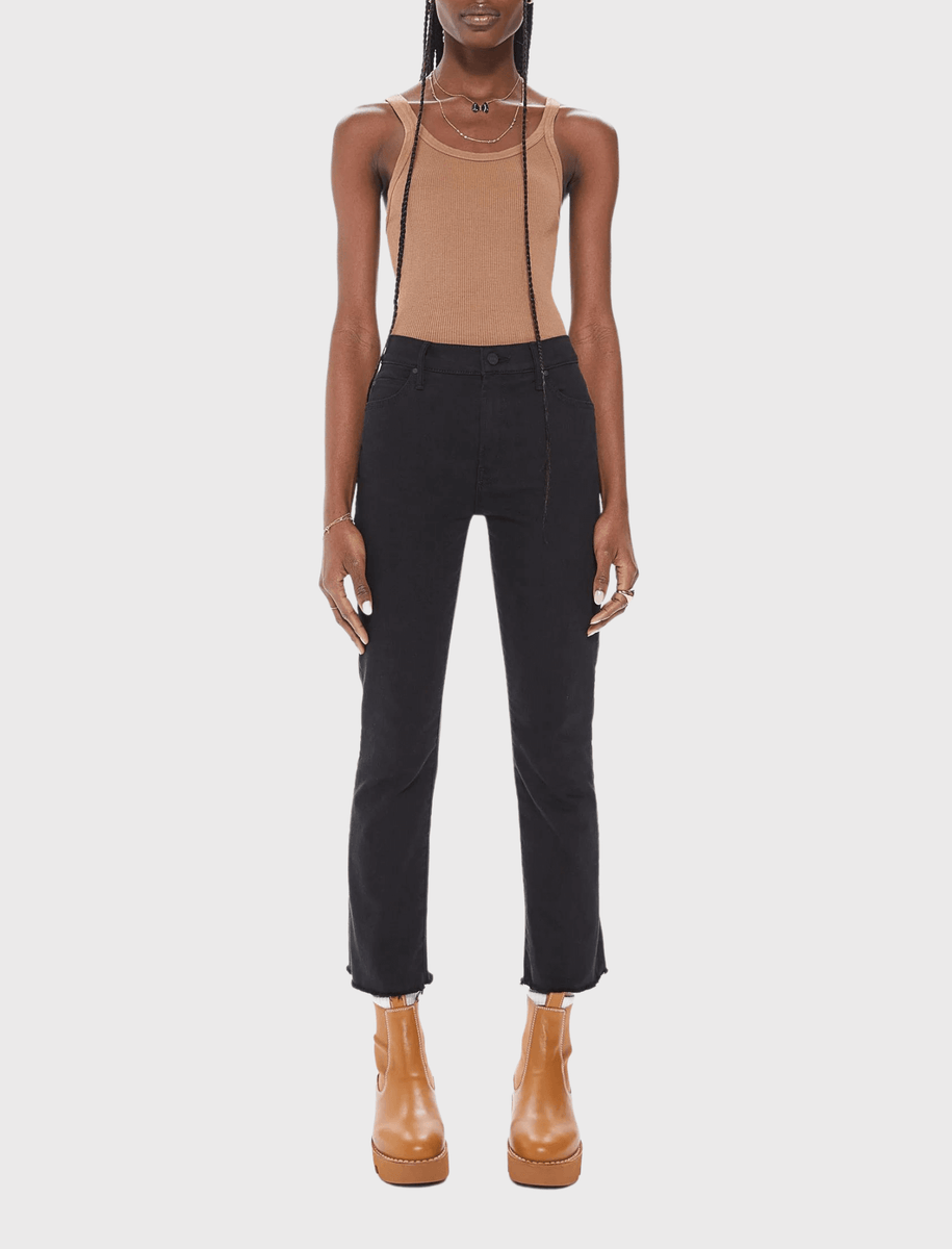 Mother Denim The Rascal Ankle Fray Jean in Pitch – Order Of Style