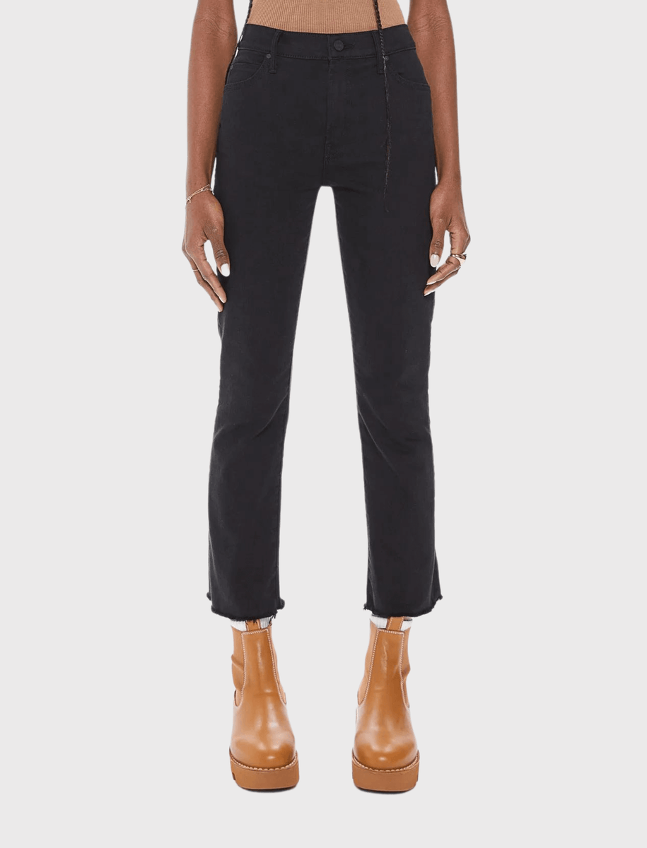 Mother Denim The Rascal Ankle Fray Jean in Pitch – Order Of Style