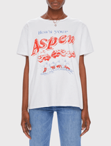 Mother Denim The Rowdy Tee in How's Your Aspen