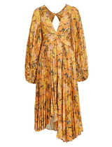 Acler Long Sleeve Palms Midi Dress in Kaleidoscope Floral | Order Of Style