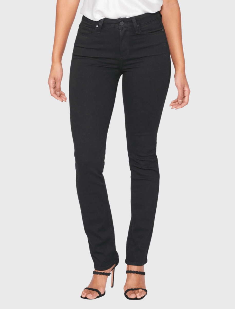 Paige Hoxton Straight Leg Jean in Black Shadow – Order Of Style