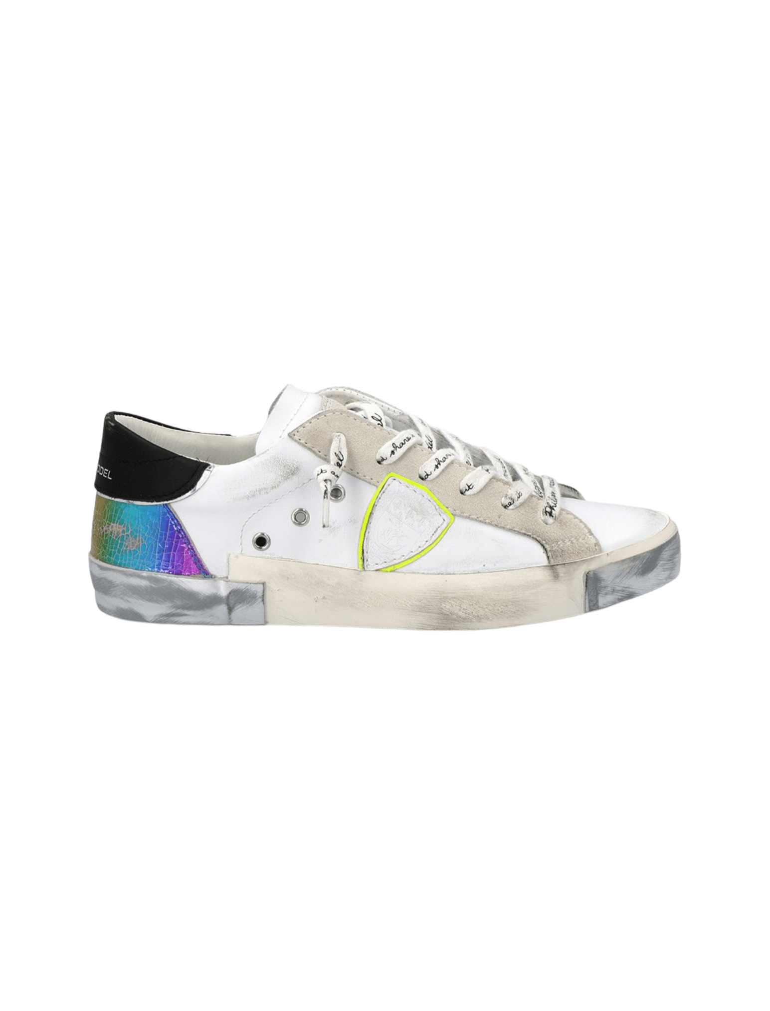 Philippe model top metallic sneakers