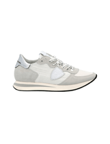 Philippe Model TRPX Low Sneaker in Croco Blanc