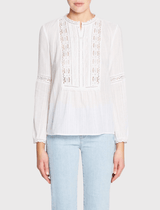 Long Sleeve Cotton Gauze Top
