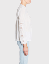 Long Sleeve Cotton Gauze Top