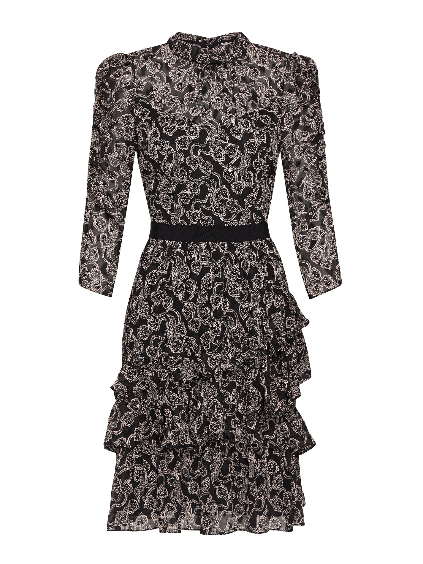 Rebecca Taylor Celia Lace Dress in Black Combo Order Of Style Rebecca Taylor Celia Lace Dress in Black Combo Order Of Style
