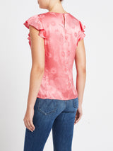 OrderOfStyle-RebeccaTaylorSleevelessMimosaJaquardTop-Flamingo-03