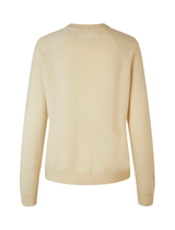 Samsoe Samseo Boston O-Neck Knit Sweater in Pistachio Shell