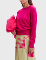 Samsoe Samsoe Anour Knit Sweater in Cerise