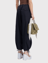 Samsoe Samsoe Chi Cargo Pant Trousers in Caviar