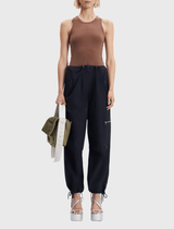 Samsoe Samsoe Chi Cargo Pant Trousers in Caviar