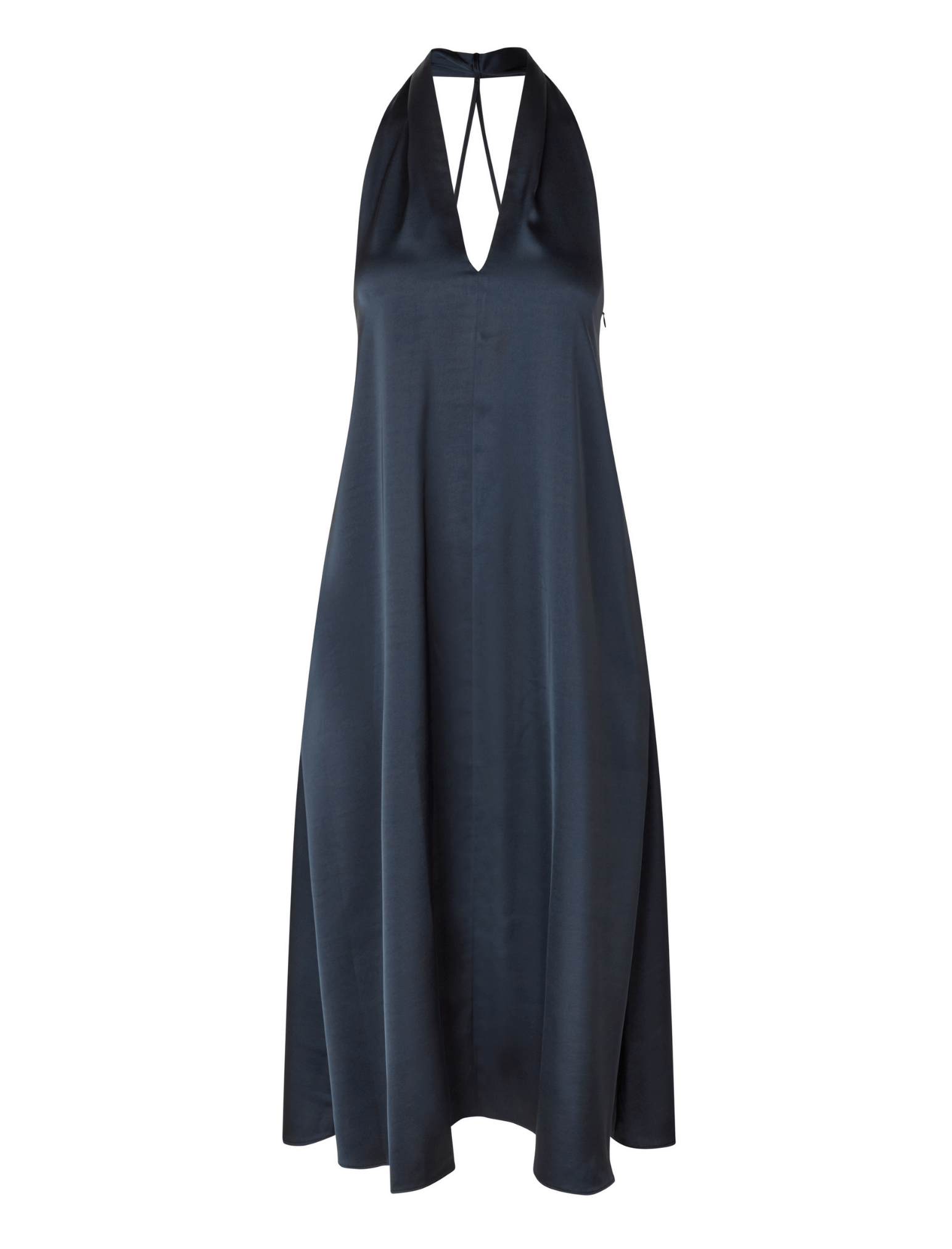 Samsoe Samsoe Cille Halterneck Dress in Dark Navy Salute – Order Of Style