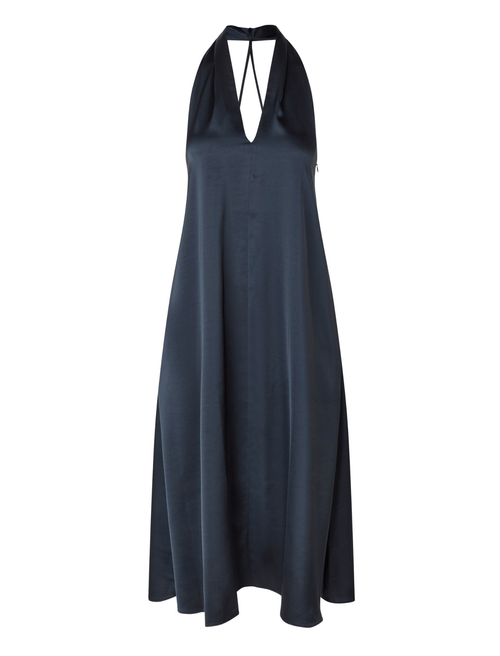 Samsoe Samsoe Cille Halterneck Dress in Salute