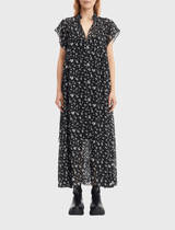 Samsoe Samsoe Karookh Short Sleeve Maxi Dress in Dark Meadow