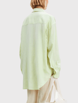 Samsoe Samseo Lua Button Down Shirt in Aloe Wash