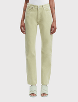 Samsoe Samsoe Susan Straight Fit Jeans in Sage Green