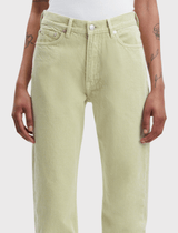 Samsoe Samsoe Susan Straight Fit Jeans in Sage Green