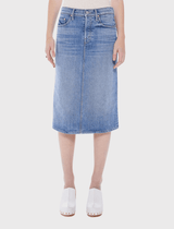 Mother Denim The Vagabond Midi Skirt in Crashing