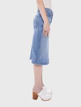 Mother Denim The Vagabond Midi Skirt in Crashing